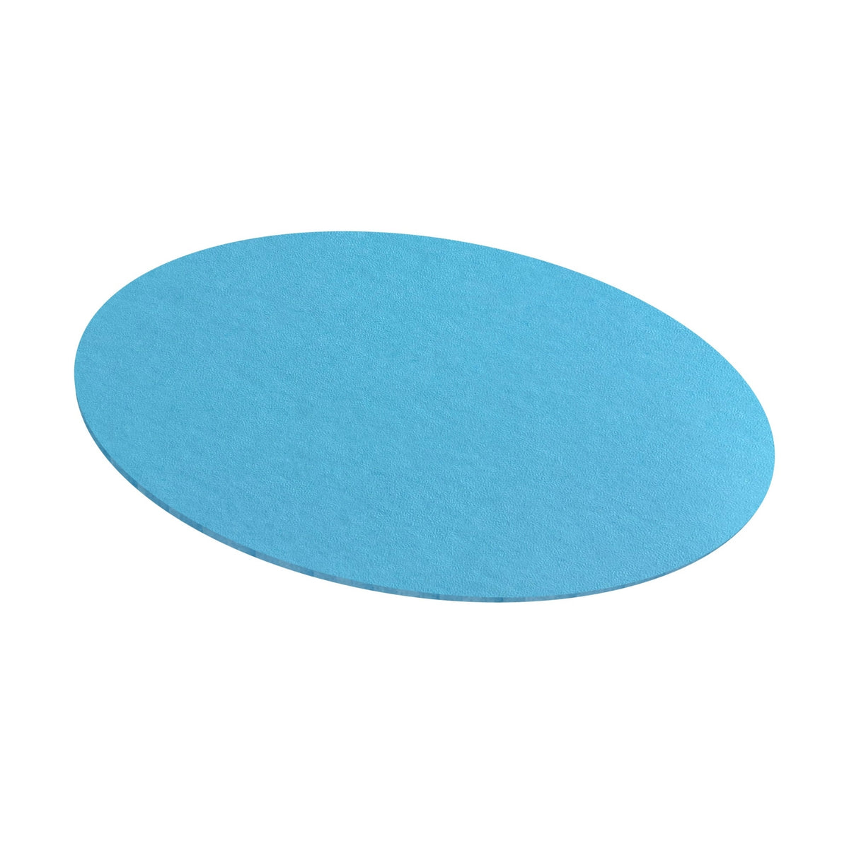Website Brand 2mm Light Blue Round Cake Card Pack Of 10