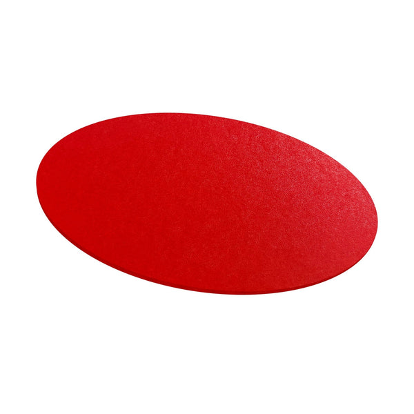 Website Brand 2mm Red Round Cake Card Pack Of 10