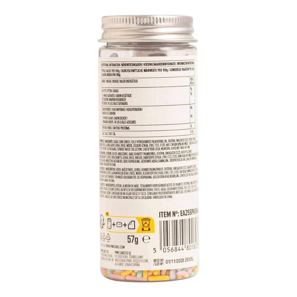 PME Pastel Butterfly Sprinkle Mix 57g