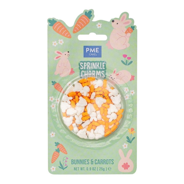 PME Bunnies & Carrots Sprinkle Charms 25g