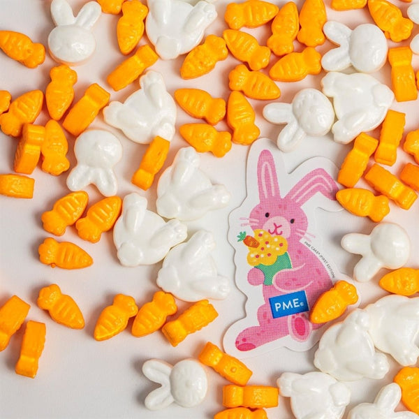 PME Bunnies & Carrots Sprinkle Charms 25g