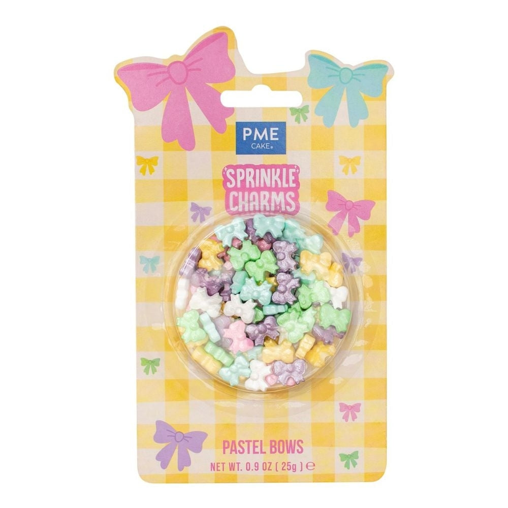 PME Pastel Bows Sprinkle Charms 25g