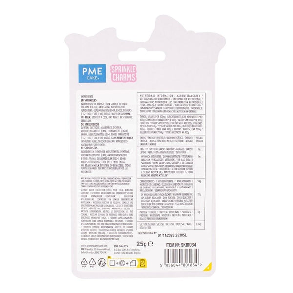 PME Pastel Bows Sprinkle Charms 25g