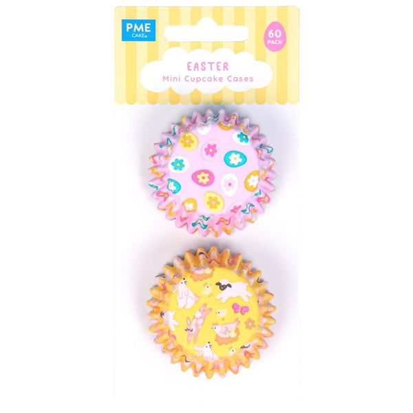 PME Easter Foil Lined Mini Cupcake Cases x 60