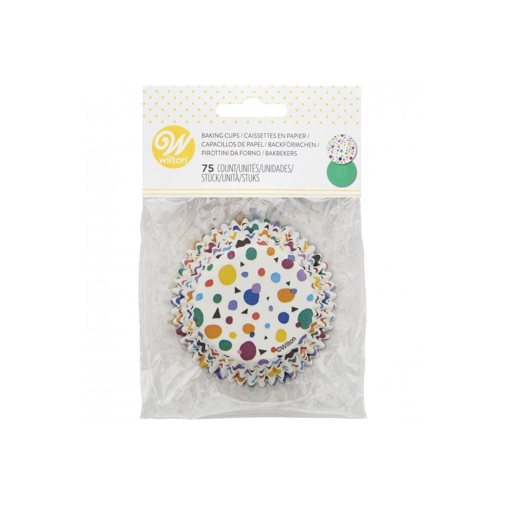 Wilton Dots & Triangles Baking Cases x 75