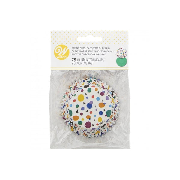 Wilton Dots & Triangles Baking Cases x 75