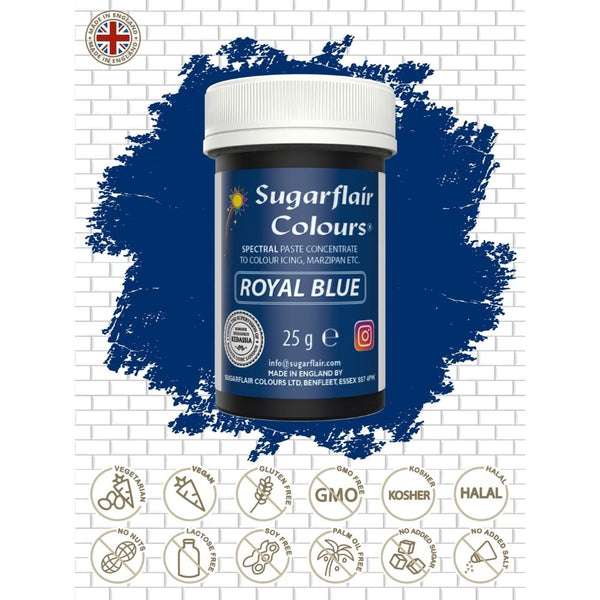 Sugarflair Royal Blue - Spectral Paste Concentrate Food Colouring