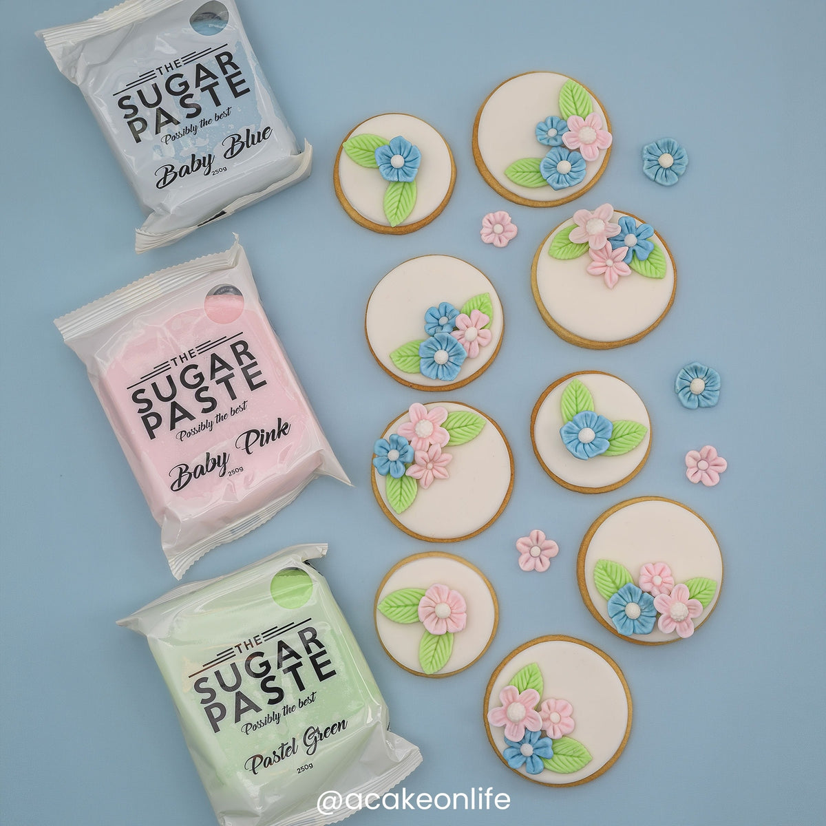 THE SUGAR PASTE Spring Pastels Sugarpaste Bundle