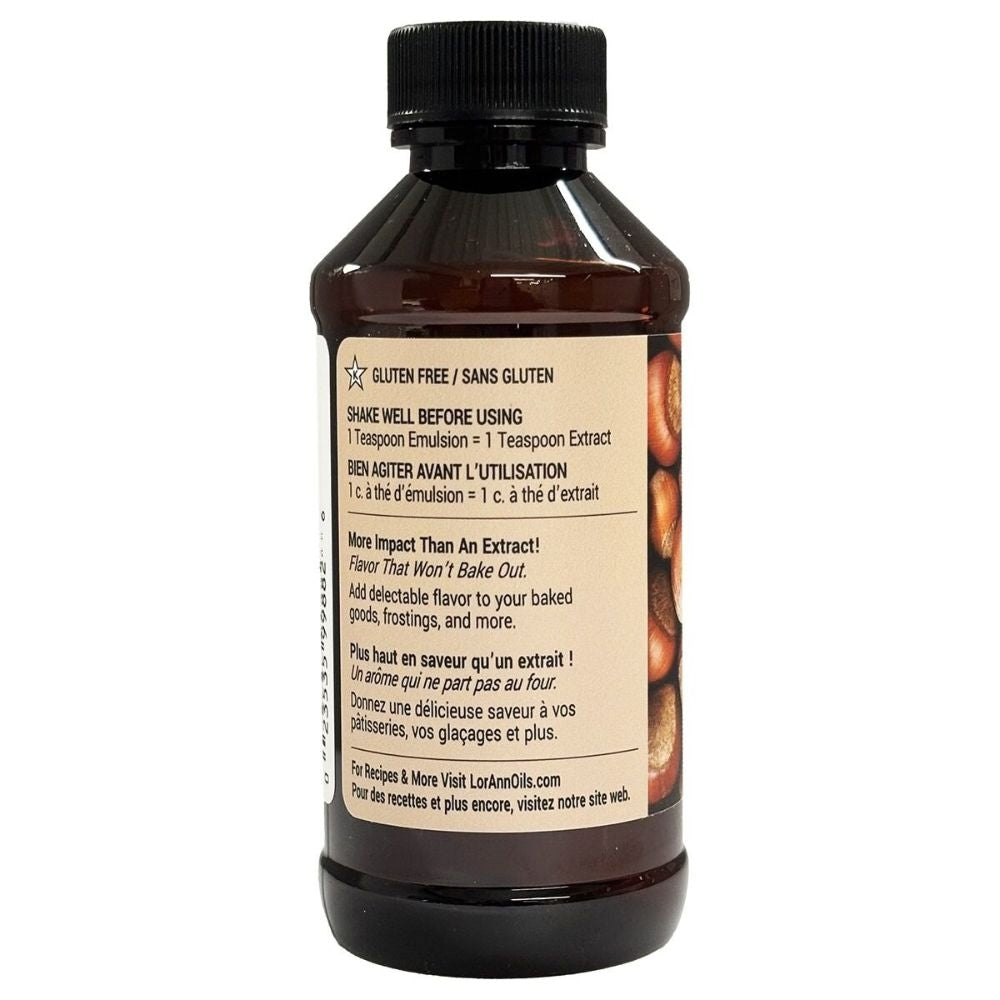 LorAnn Hazelnut Natural Baking Emulsion 4oz