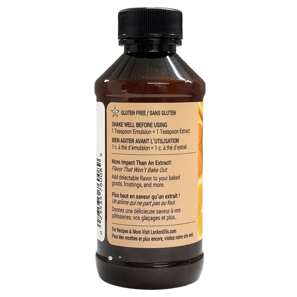 LorAnn Orange Natural Baking Emulsion 4oz