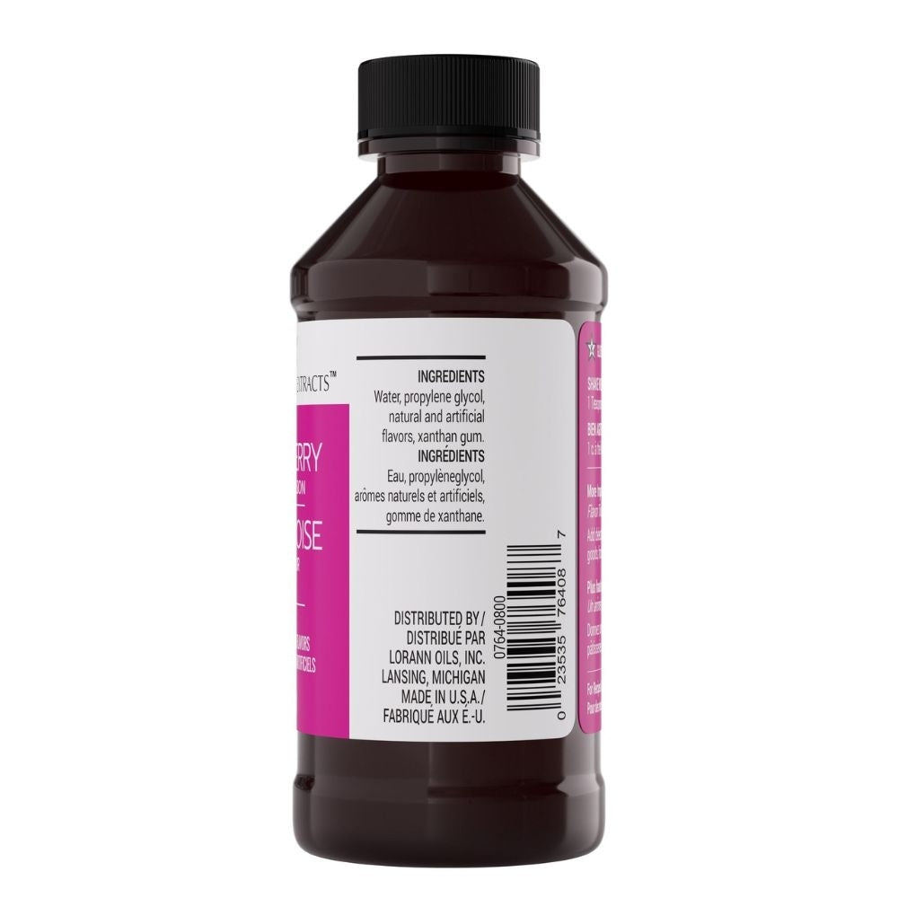 LorAnn Raspberry Natural Baking Emulsion 4oz