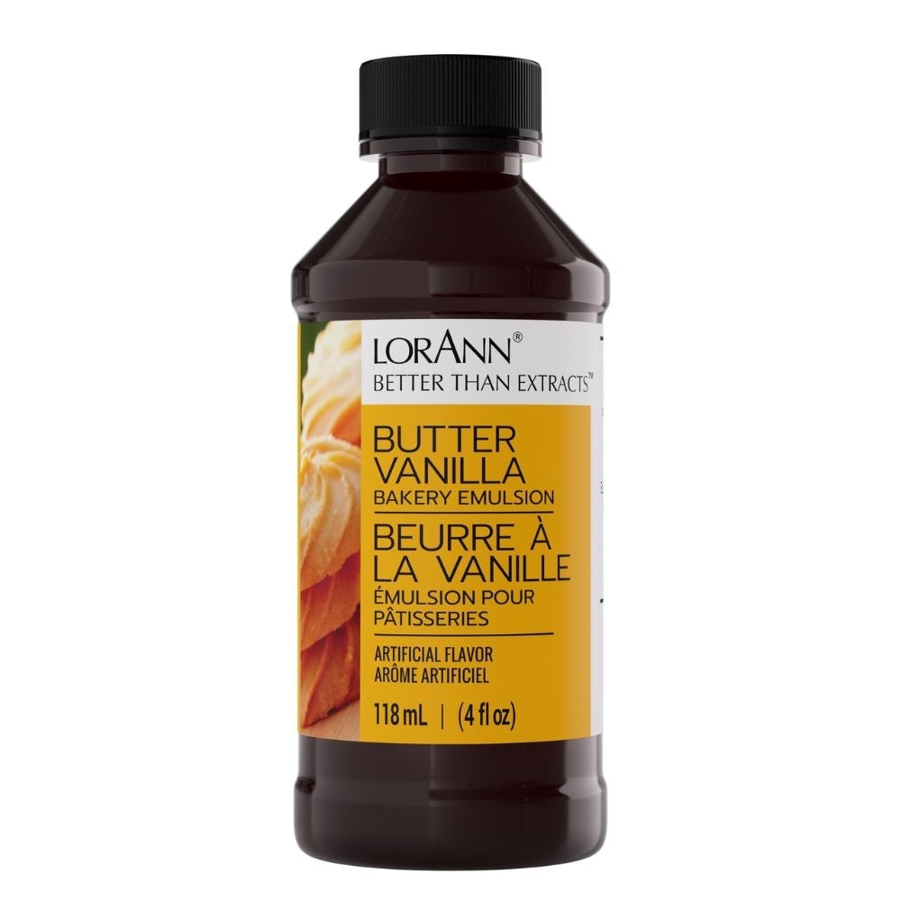LorAnn Butter Vanilla Natural Baking Emulsion 4oz