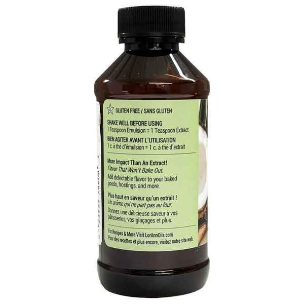 LorAnn Coconut Natural Baking Emulsion 4oz