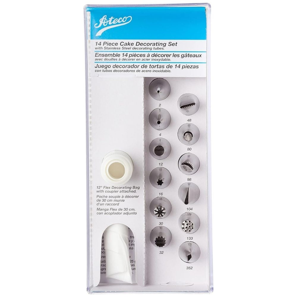 Ateco 14 Piece Cake Decorating Set