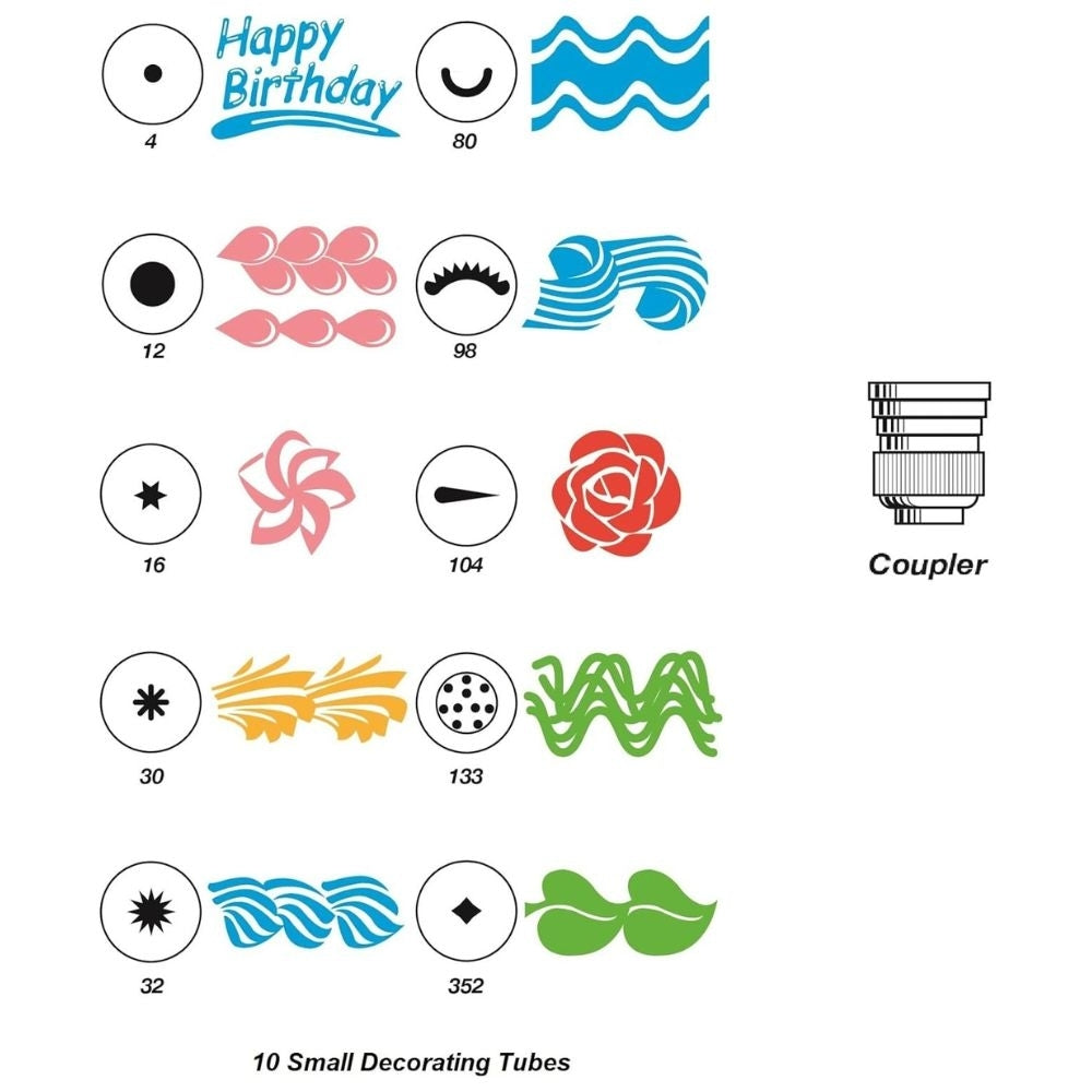 Ateco 14 Piece Cake Decorating Set