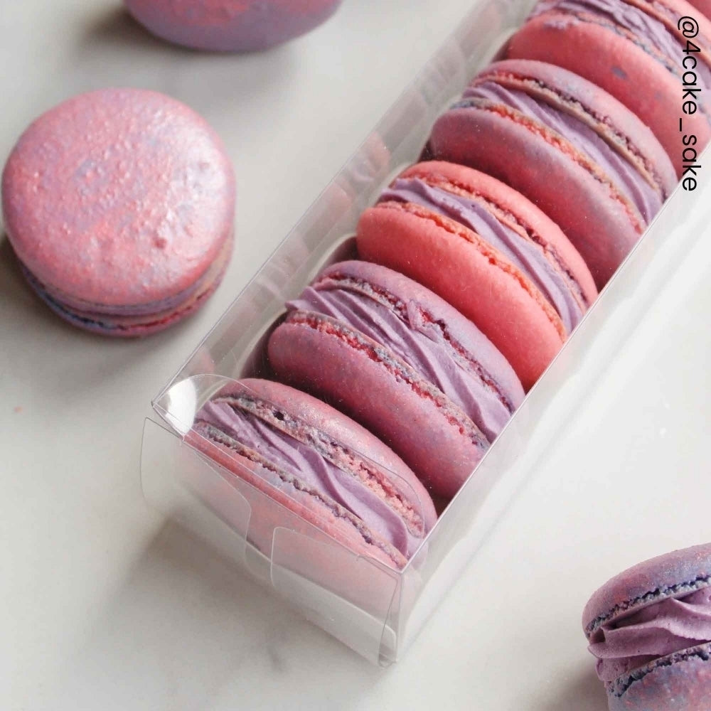 Simply Making White Macaron Box With Scallop Insert