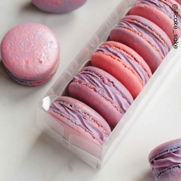Simply Making White Macaron Box With Scallop Insert