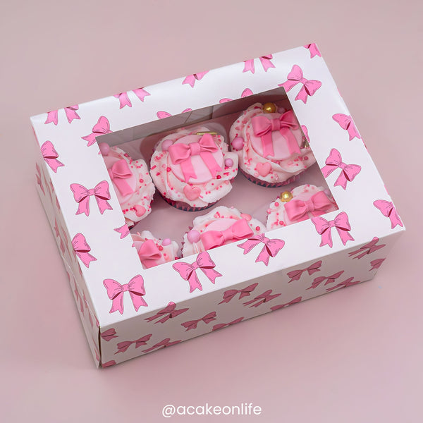 Simply Making Pink Ribbon Cupcake Box Pack Of 2