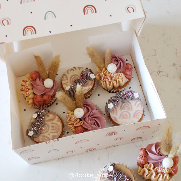 Simply Making Boho Rainbow Cupcake Box Pack Of 2