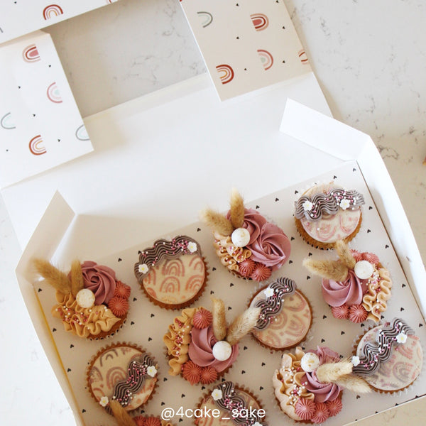 Simply Making Boho Rainbow Cupcake Box Pack Of 2