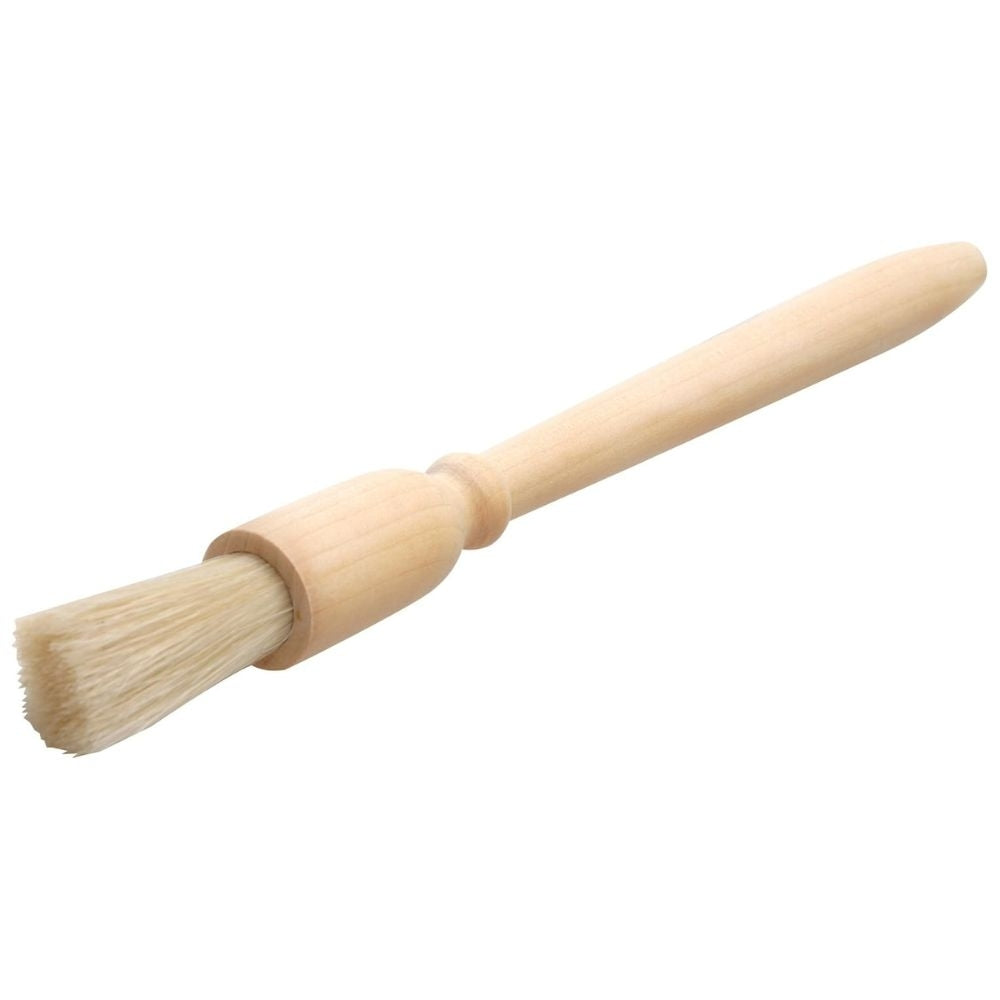 Kitchencraft 19cm Traditional Beech Wood Pastry Brush
