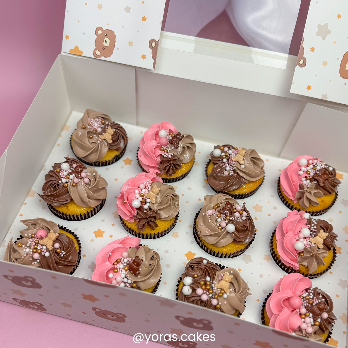 Simply Making Bear & Star Cupcake Box Pack Of 2