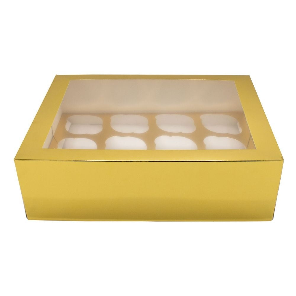 Simply Making Gold Metallic Cupcake Box Pack Of 2
