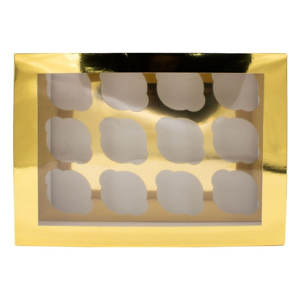 Simply Making Gold Metallic Cupcake Box Pack Of 2