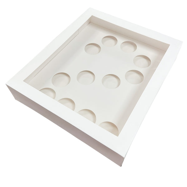 Simply Making White Number Cupcake Box Holds 12