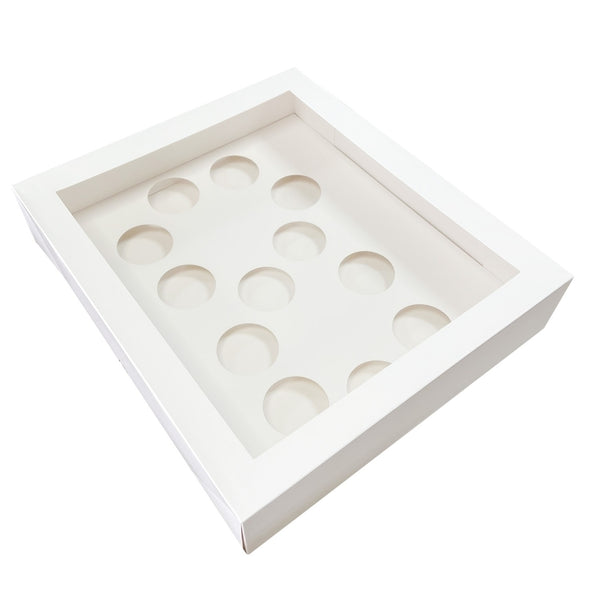 Simply Making White Number Cupcake Box Holds 12