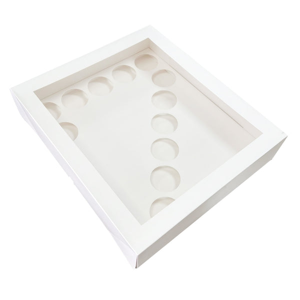 Simply Making White Number Cupcake Box Holds 12