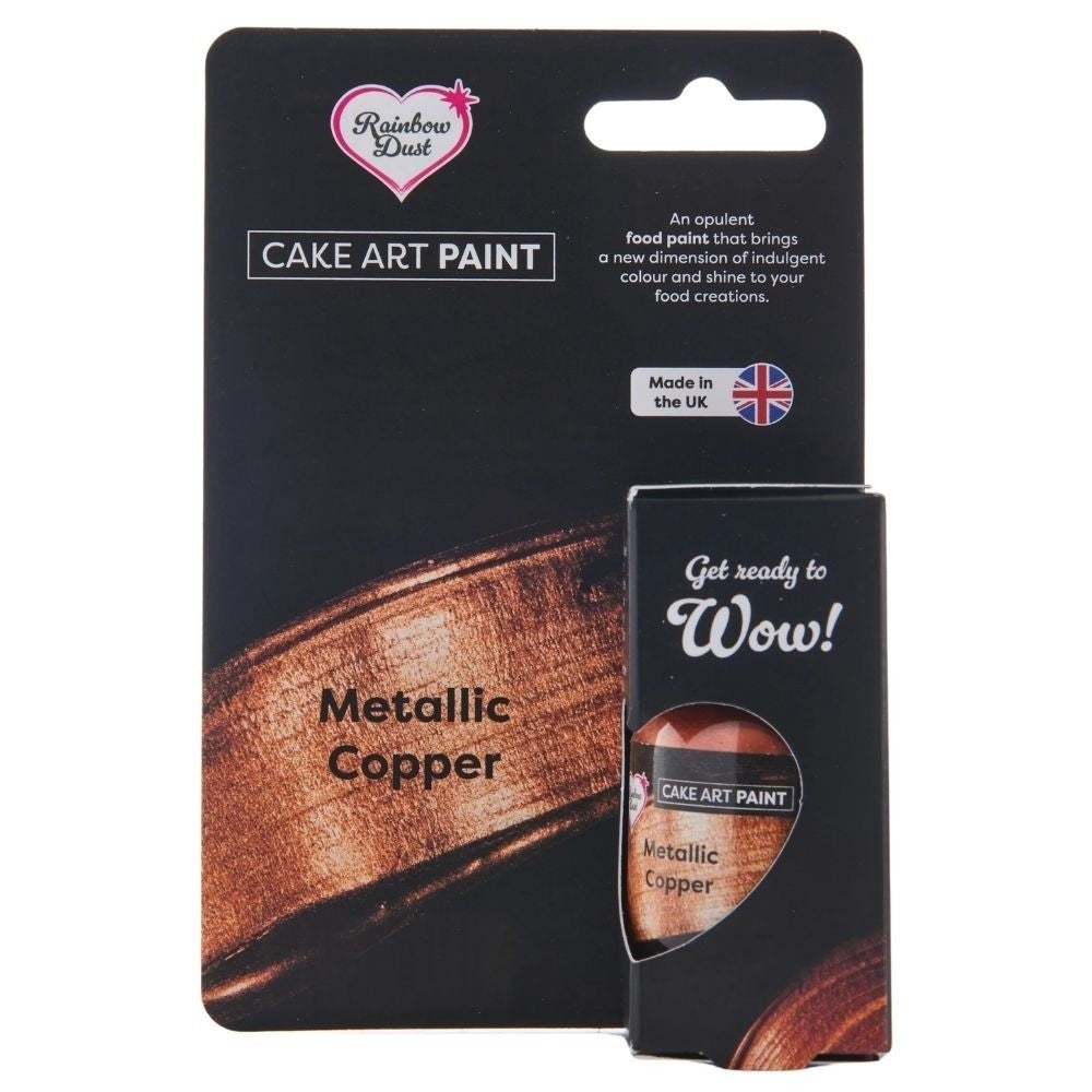 Rainbow Dust Metallic Copper Cake Art Paint 25ml