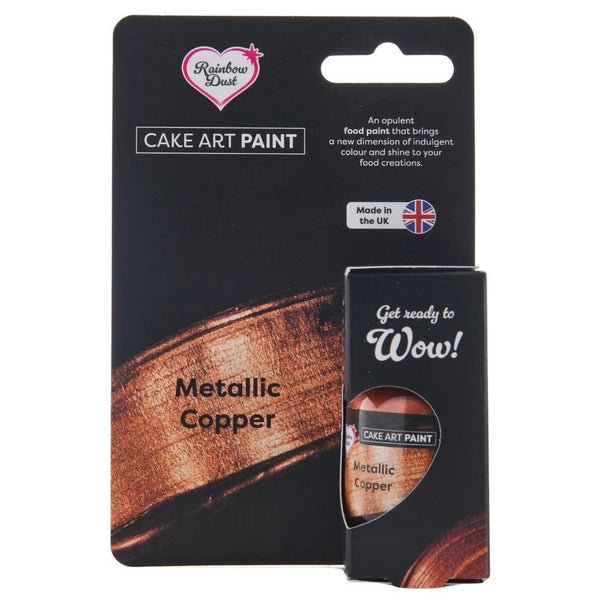 Rainbow Dust Metallic Copper Cake Art Paint 25ml