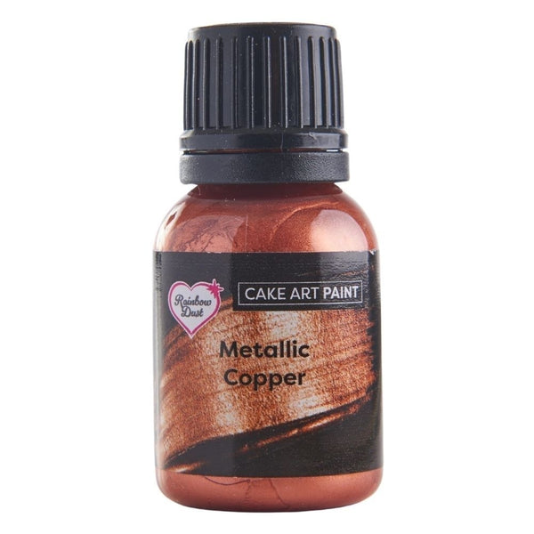 Rainbow Dust Metallic Copper Cake Art Paint 25ml