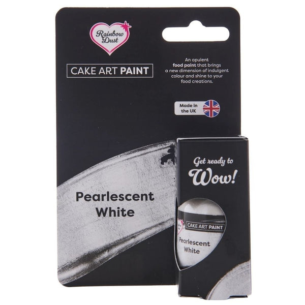 Rainbow Dust Pearlescent White Cake Art Paint 25ml