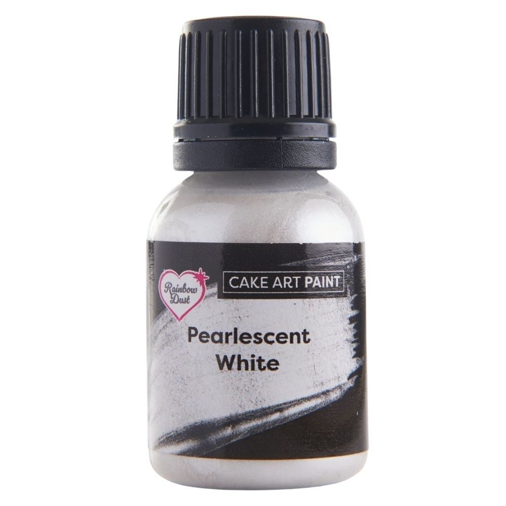 Rainbow Dust Pearlescent White Cake Art Paint 25ml