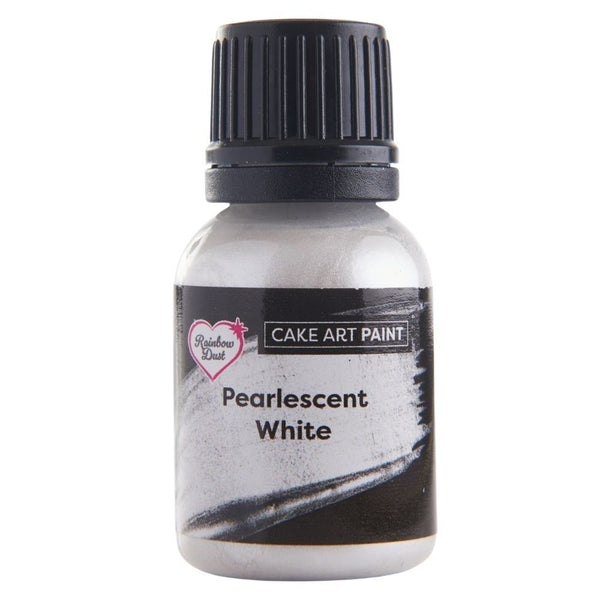 Rainbow Dust Pearlescent White Cake Art Paint 25ml
