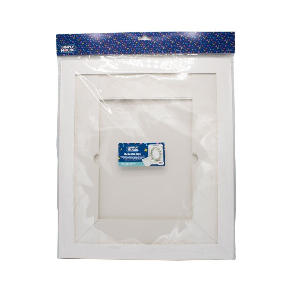 Simply Making White Number Cupcake Box Holds 12