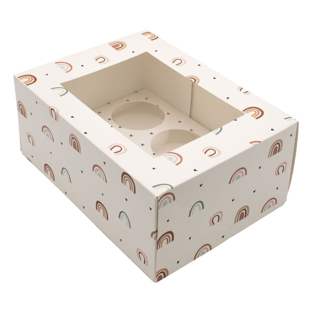 Simply Making Boho Rainbow Cupcake Box Pack Of 2