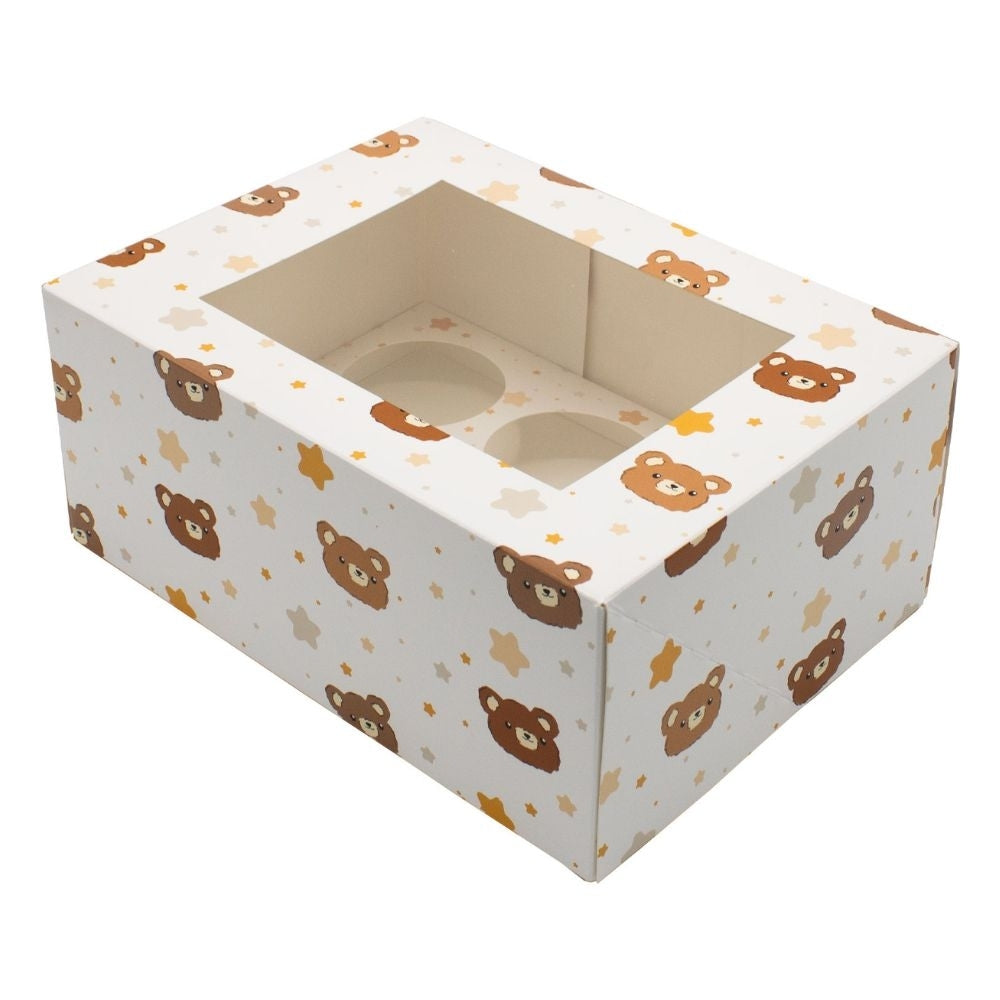 Simply Making Bear & Star Cupcake Box Pack Of 2