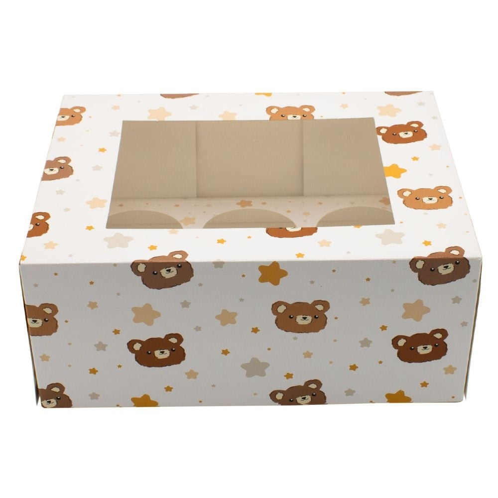 Simply Making Bear & Star Cupcake Box Pack Of 2