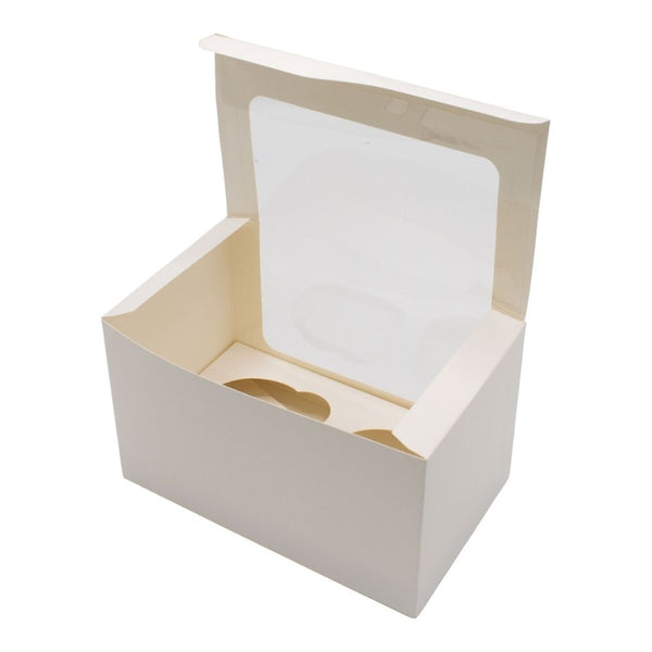 Simply Making 4" Deep White Cupcake Box With Window