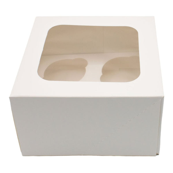 Simply Making 4" Deep White Cupcake Box With Window