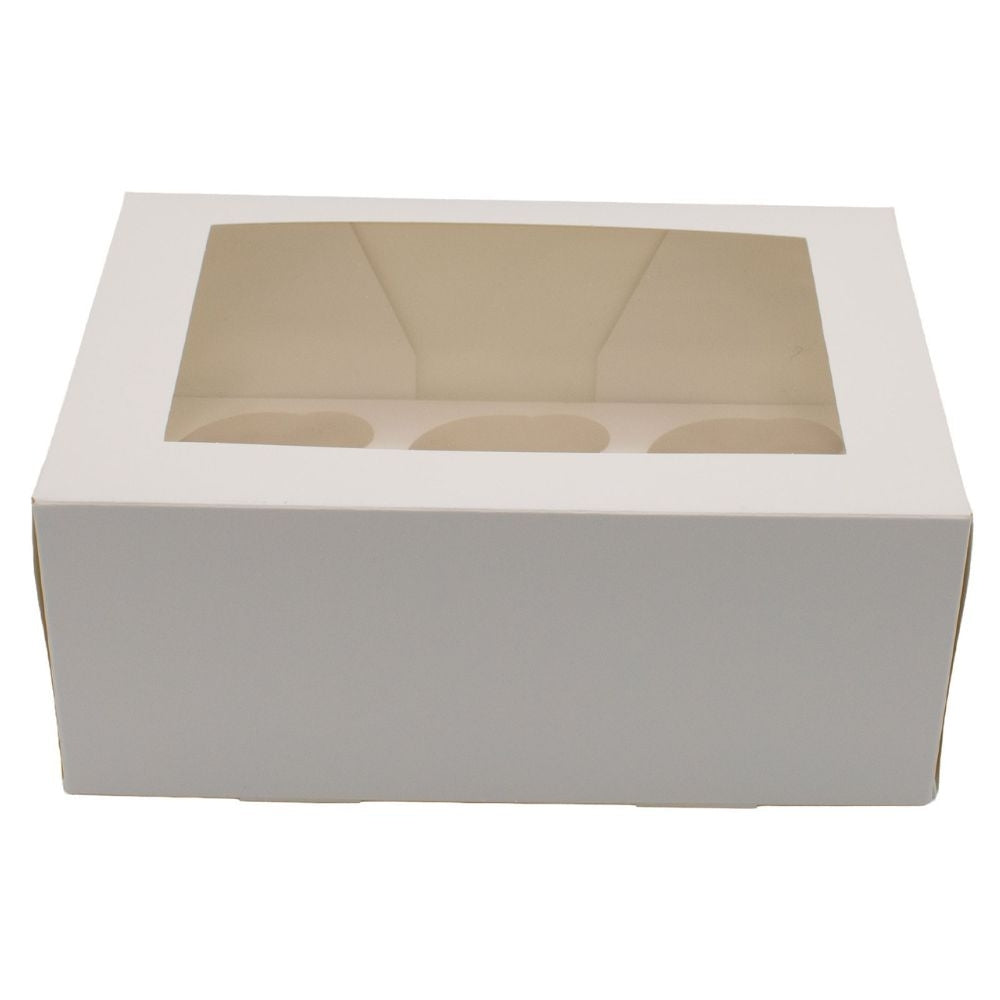 Simply Making 4" Deep White Cupcake Box With Window