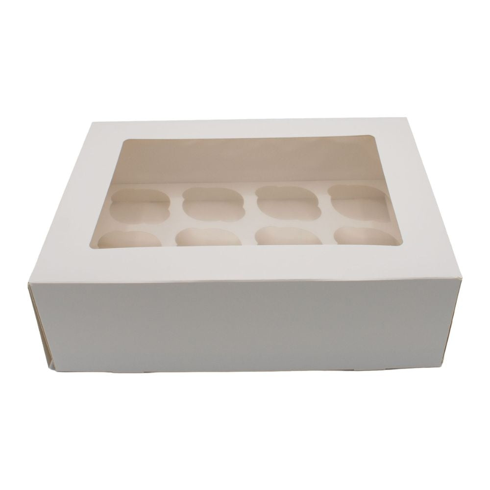 Simply Making 4" Deep White Cupcake Box With Window