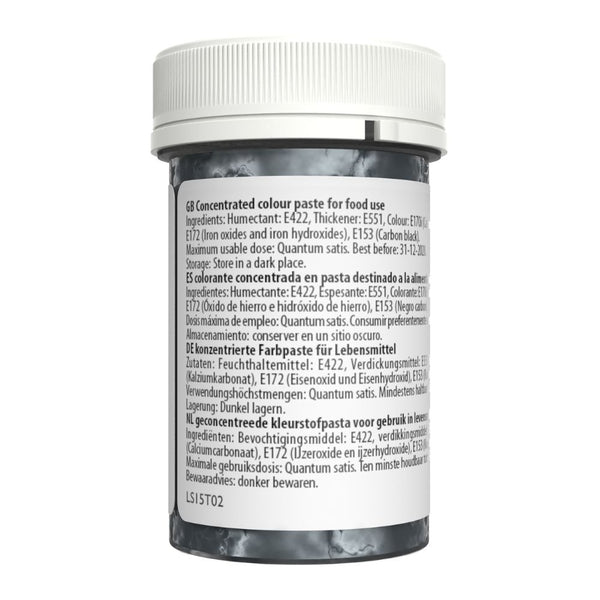 Sugarflair Graphite - Spectral Paste Concentrate Food Colouring 25g
