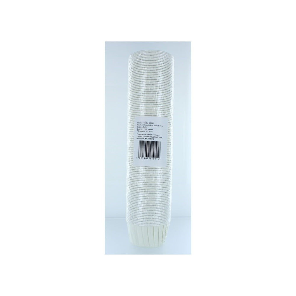 Culpitt trade pk 100 IVORY cupcake cases baking cups