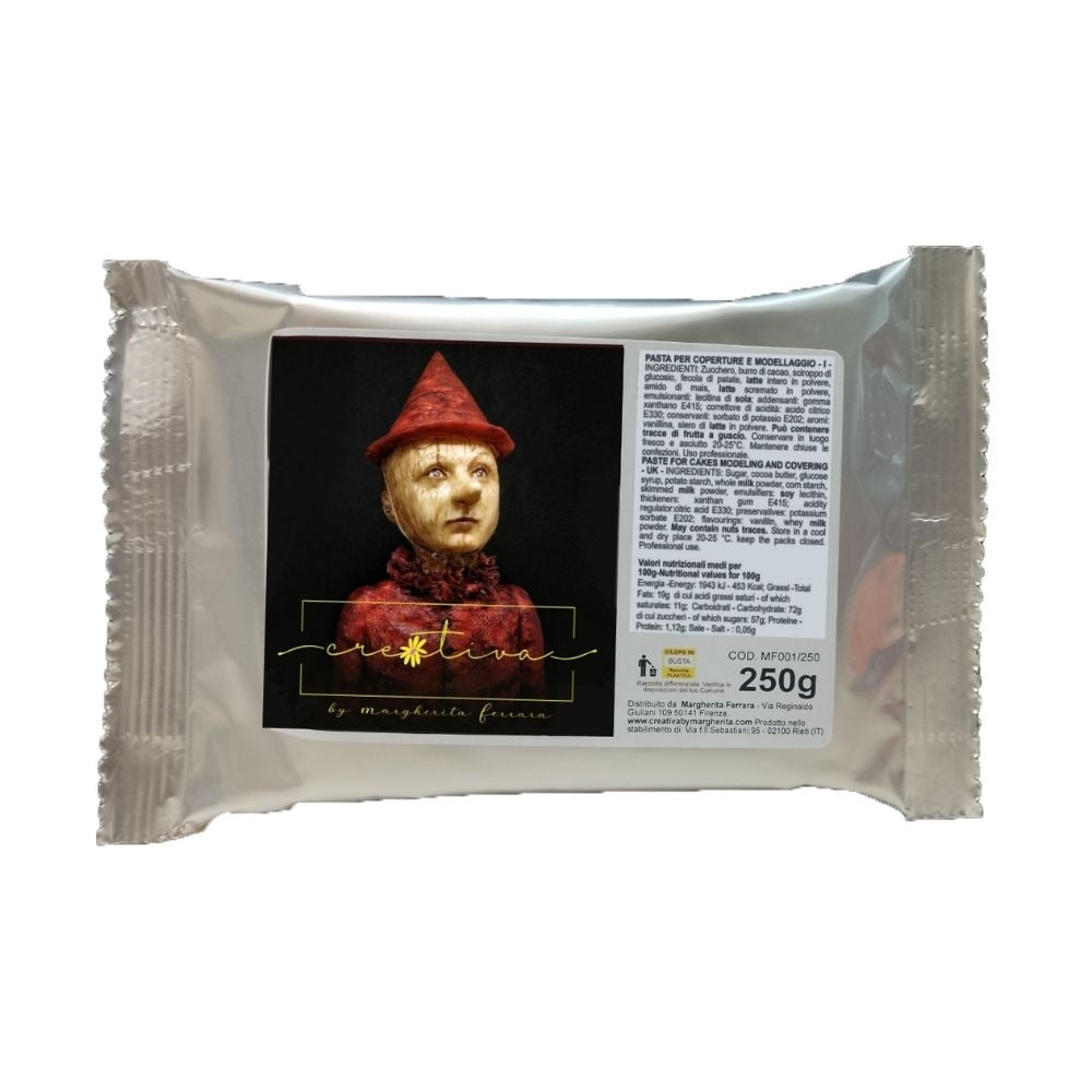 Creativa by Margherita Ferrara White Modelling and Covering Paste with Cocoa Butter