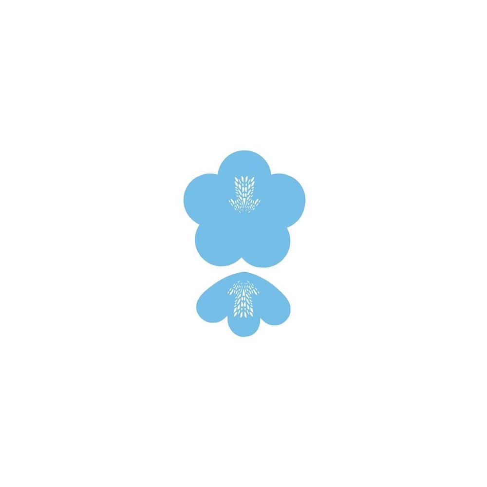 PME Azalea petal 2 piece design icing stencil set