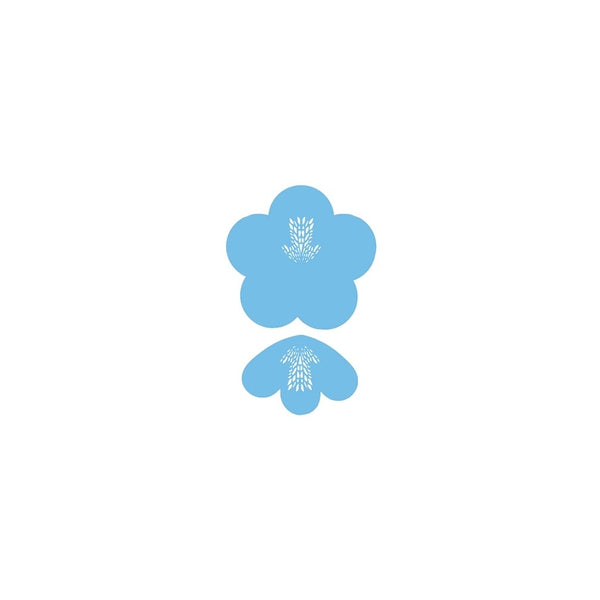 PME Azalea petal 2 piece design icing stencil set